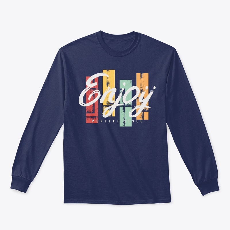 Enjoy Typography Print tshirt