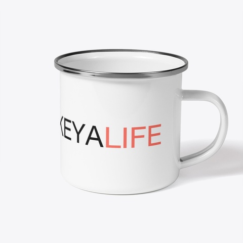 Kiskeya Life   Taza De Acampar White Kaos Back