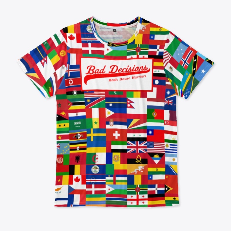 10th Hashiversary Intl Flags Tee