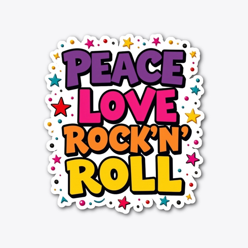 PEACE LOVE ROCK'N'ROLL