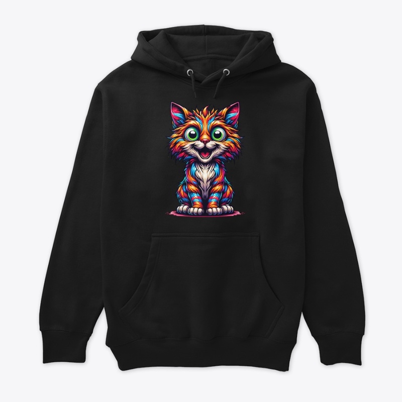Psychedelic cat  