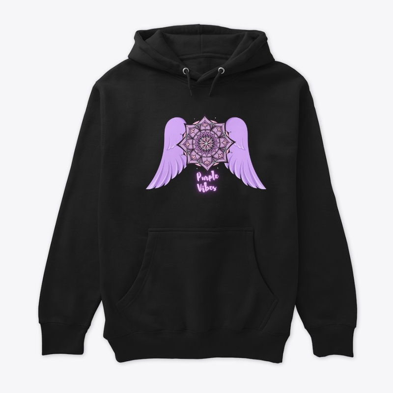 Purple Vibes Mandala Wings