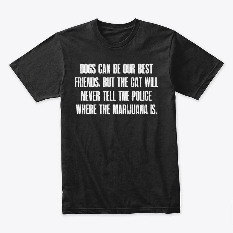 Dogs can be our best friend cat t shirt