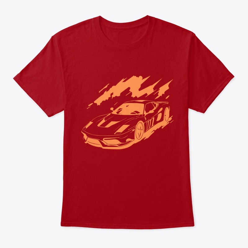 Speeding Flames Supercar