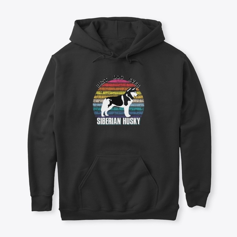 Mens Best Dog Ever Siberian Husky Father