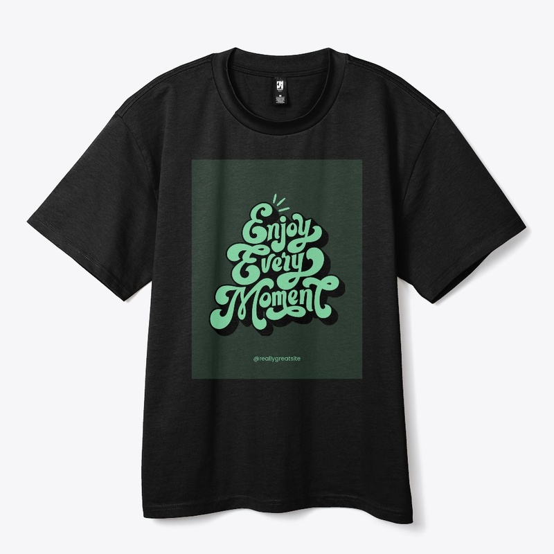 Enjoy Every Moment Black Hoodie
