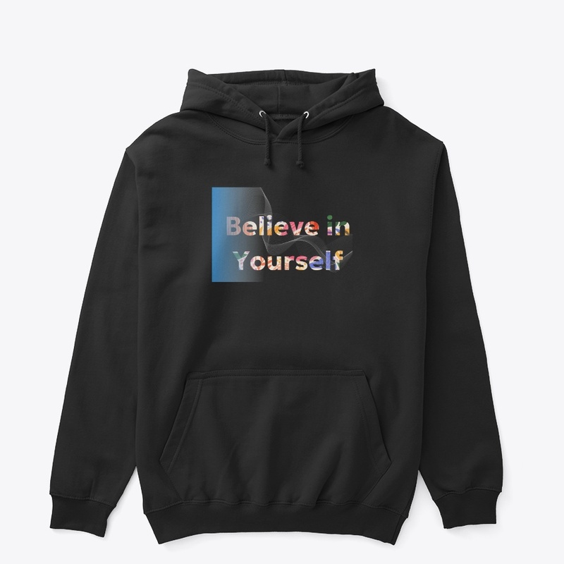 Believe in yourself typographic tee