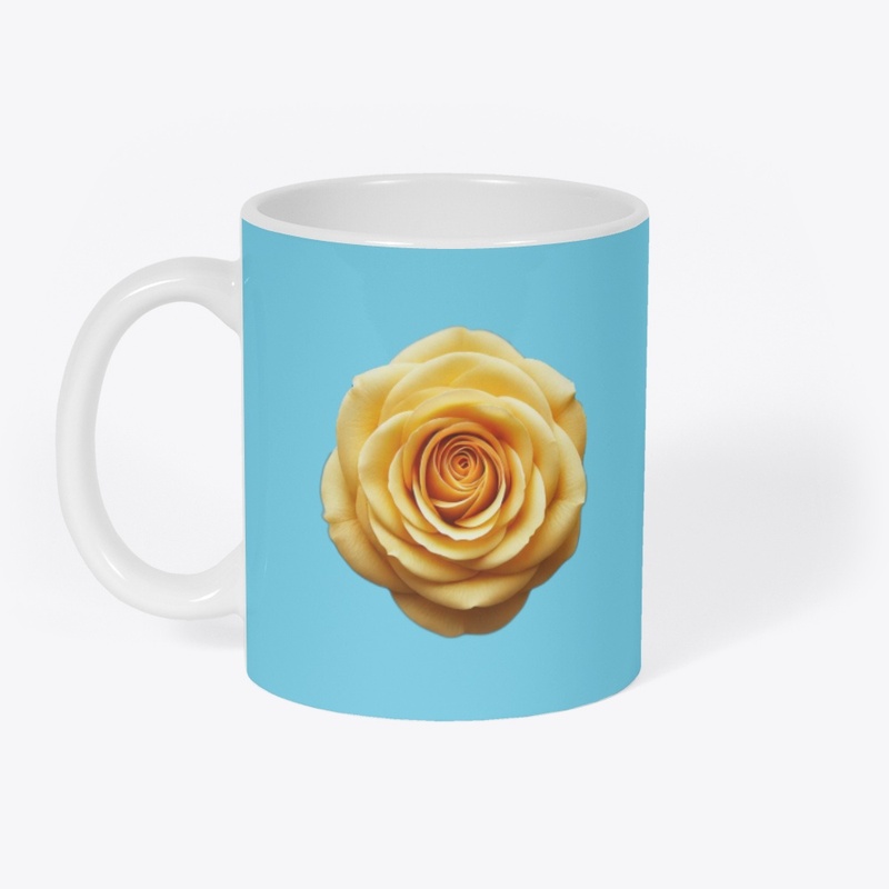 Elegant Rose Bloom (Top View)