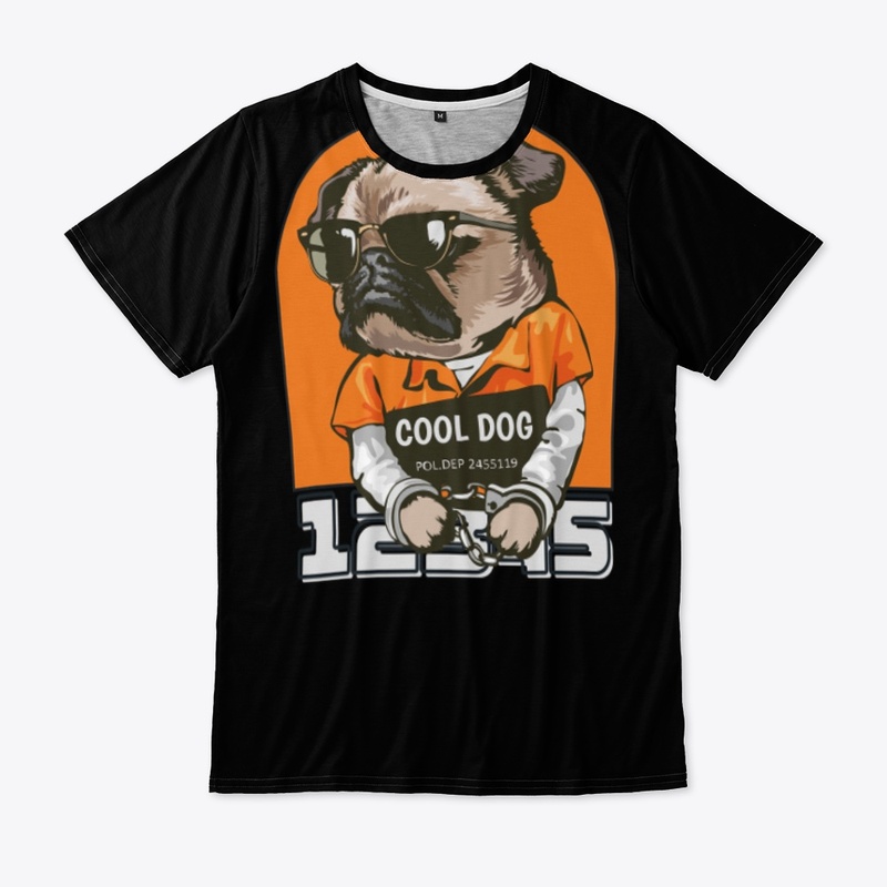 Cool Dog T-shirt for Men and Women
