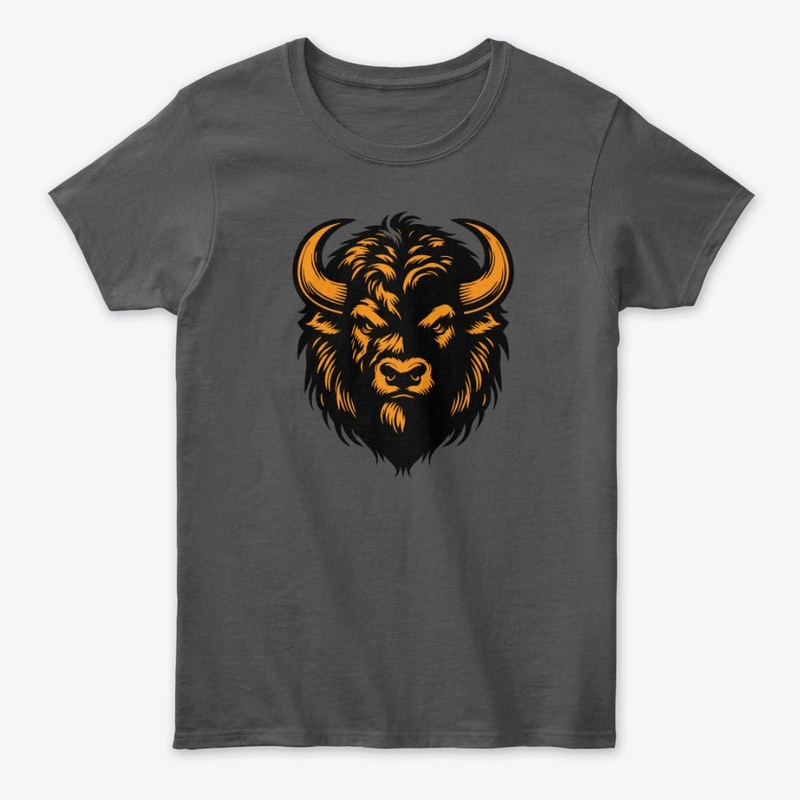 Wild Angry Bison