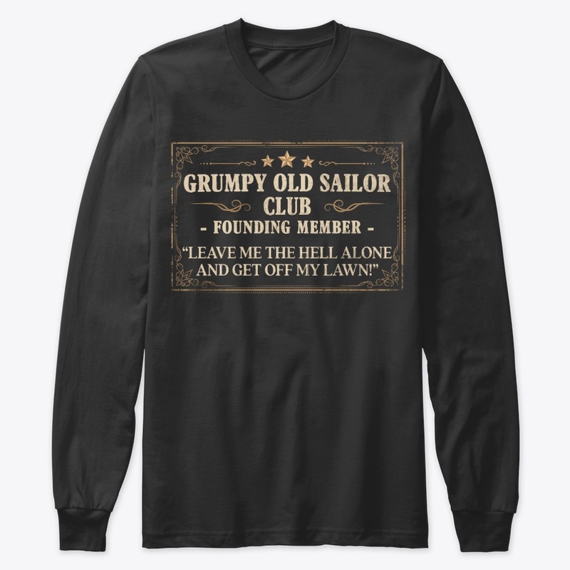 Funny Sailor Gift, Grumpy Old Club