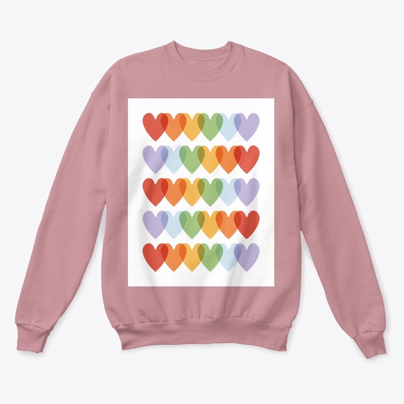 Colorful Love Hearts