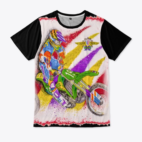 The 1995 Supercross Tee Black T-Shirt Front