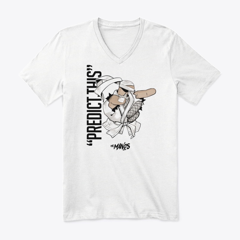 "Predict This" White Ninja White T-Shirt