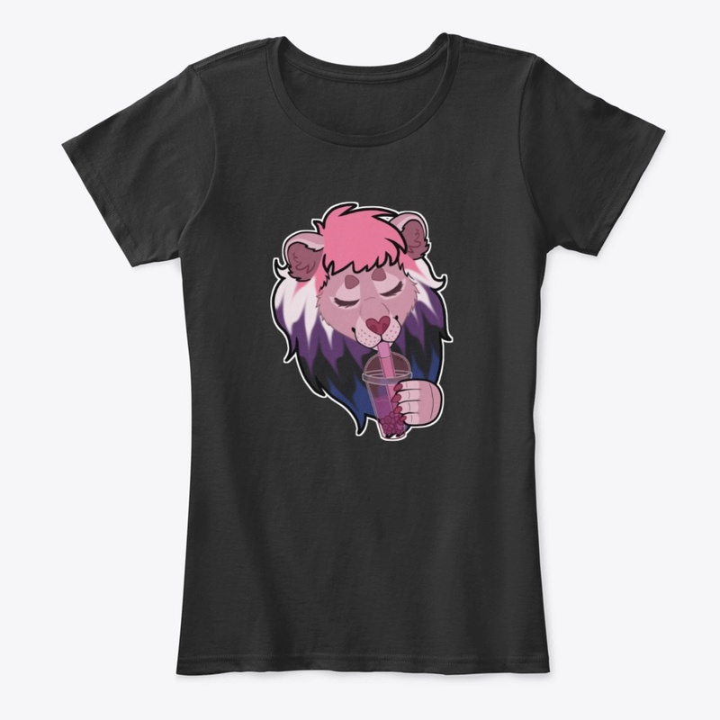 Bubble Tea Pride Lion (Genderfluid)