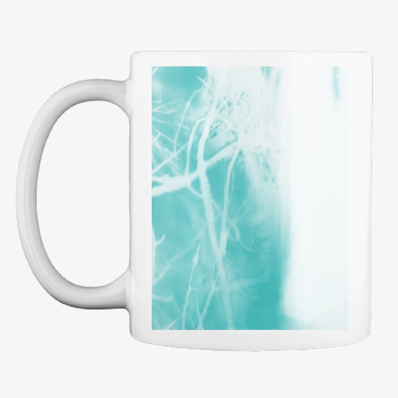 pastel aqua green on white 