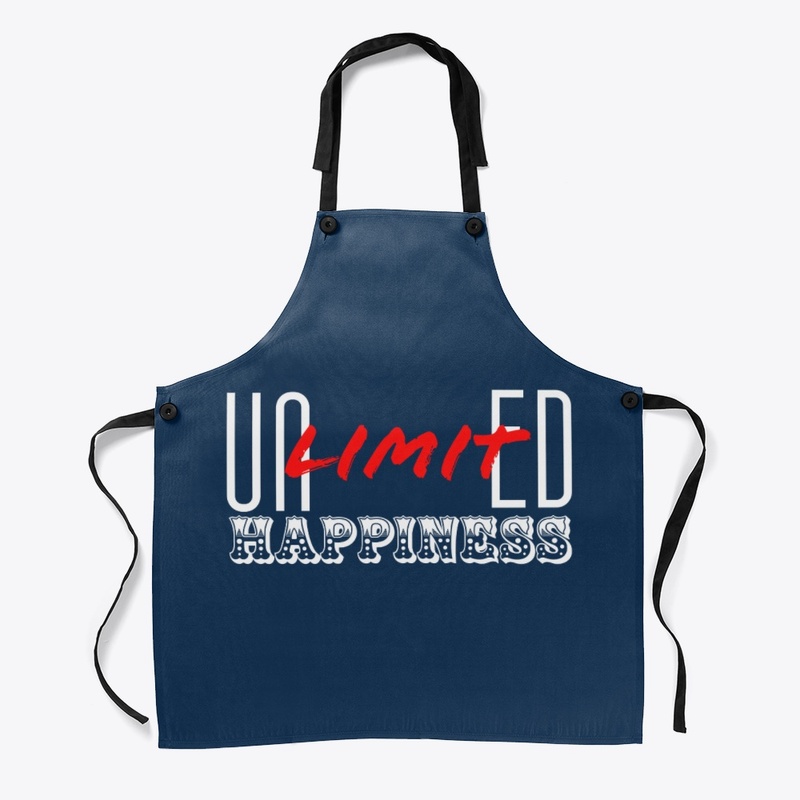 Unlimited Happiness Text T-Shirts- Quote