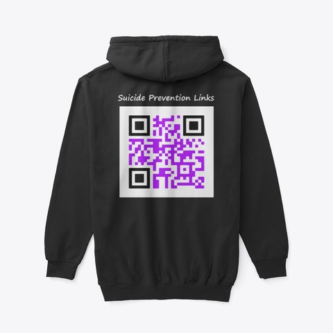 Tomorrow Isnt Promised (White Font) Black T-Shirt Back