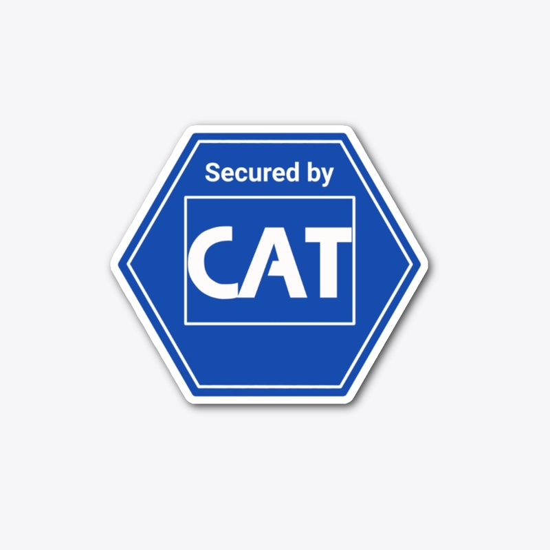 secured by cat blue