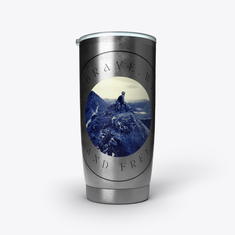 20oz Be Brave Tumbler