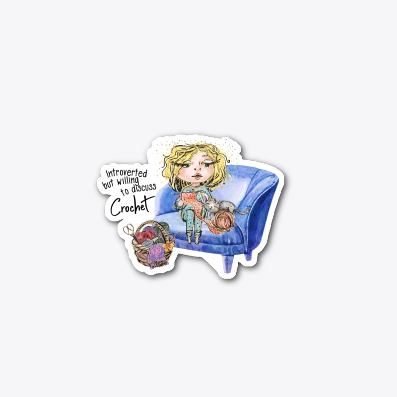 Introvert yarn girl