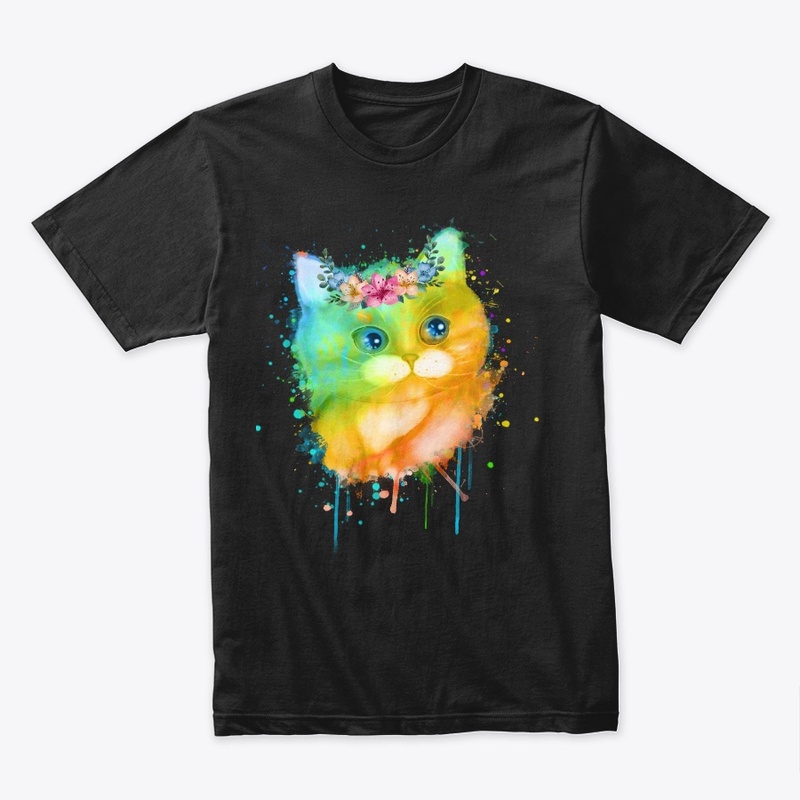 Colorful Cat | Cute Kitten | Witchy Cat