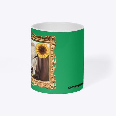 Sunflower Hope Cow Kelly Green T-Shirt Right