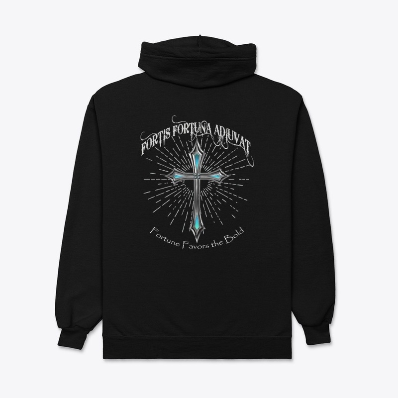 Fortis Fortuna Adiuvat - Metal Cross