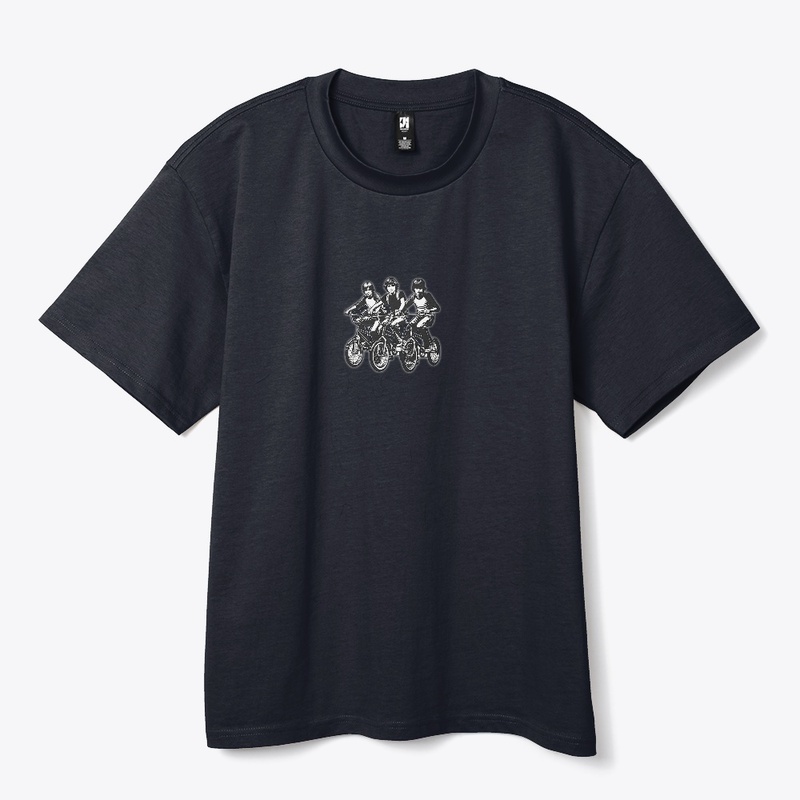 Vintage kids on bikes t shirt