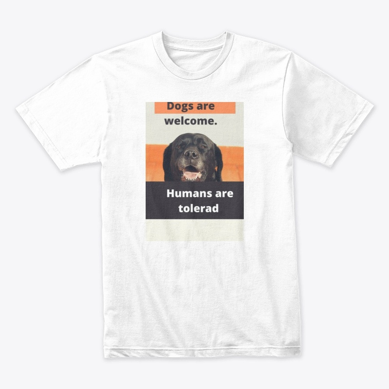 Dogs are welcome.