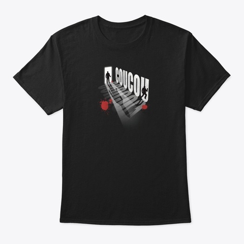 Coucou !  Black T-Shirt Front