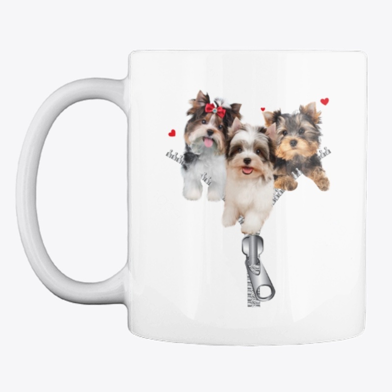 SHN 7 Zipper Yorkshire Terrier die cut
