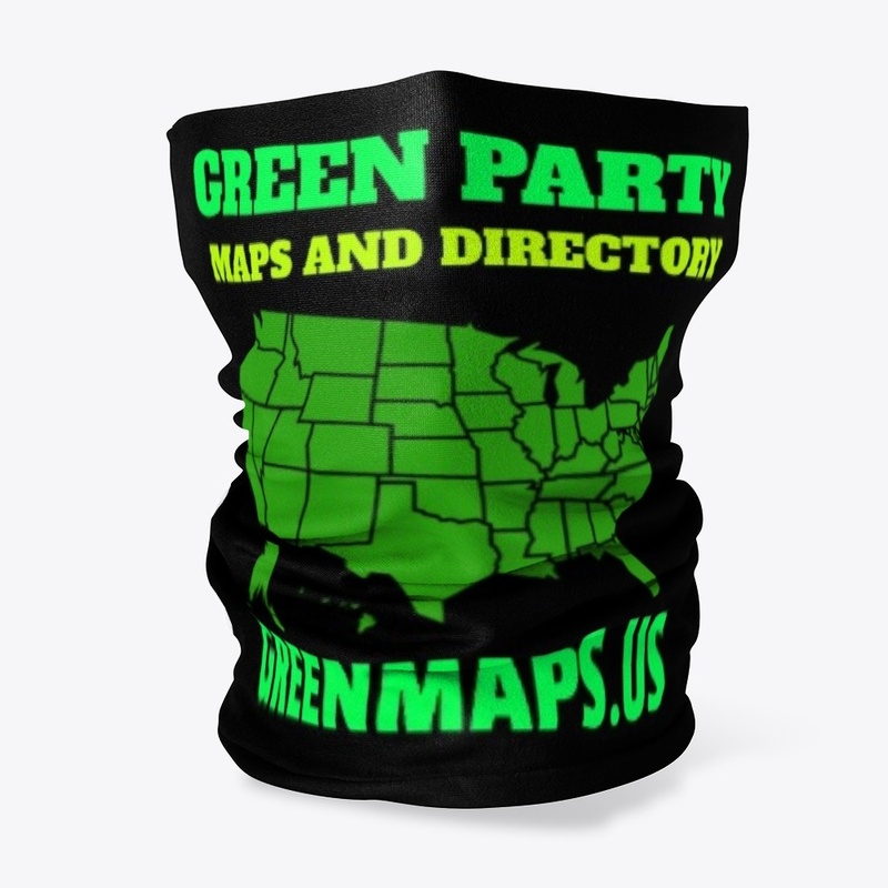 Green Party Maps - Black
