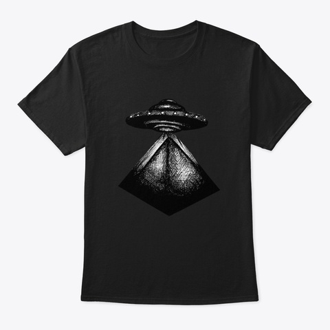 Ancient Aliens Black T-Shirt Front