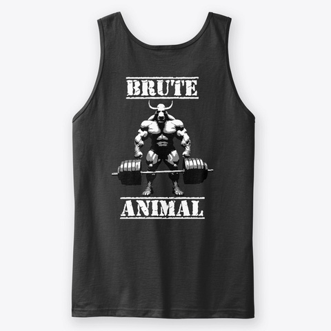 Brute Animal Ft. Macho Moose Black Camiseta Back