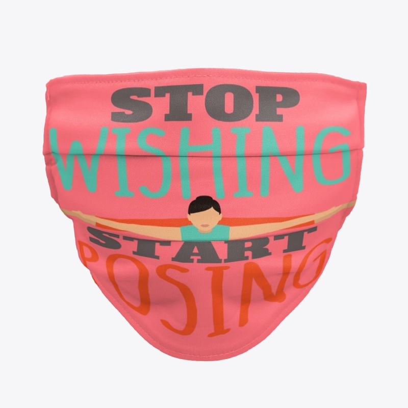 STOP WISHING START POSING YOGA FITNESS