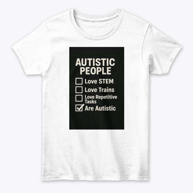 Autistic People Checkbox end stereotypes