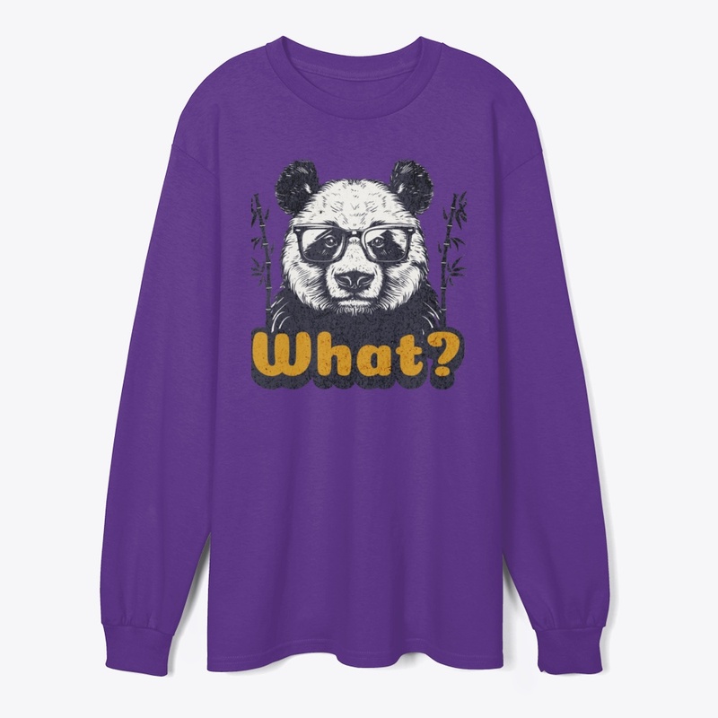 Funny Geeky Panda Tee