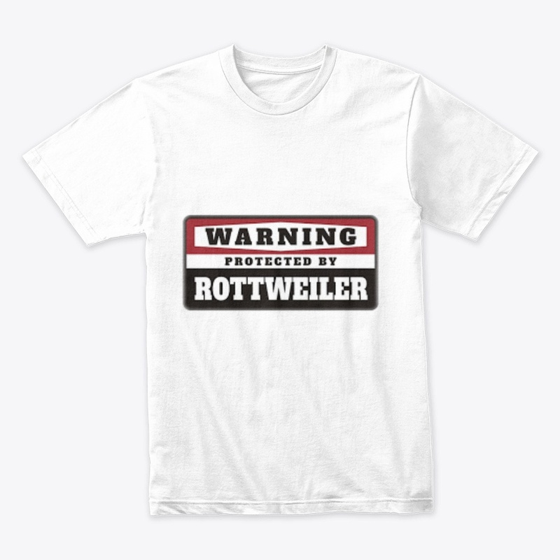 Warning Protected by Rottweiler