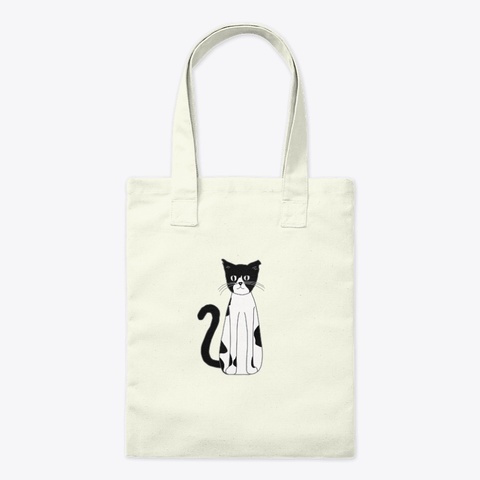 Severus The Beach Cat Natural T-Shirt Front