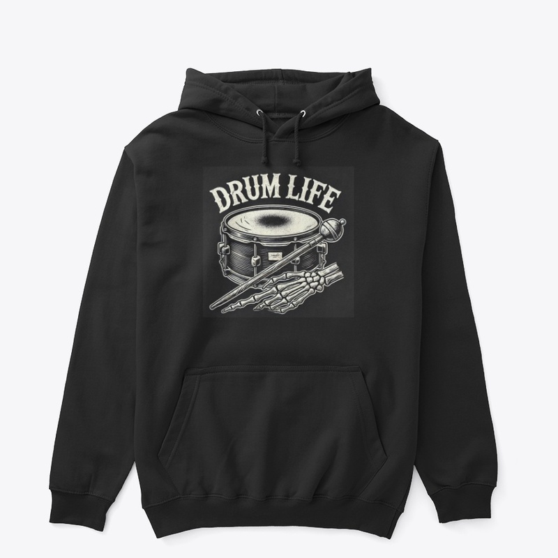 Drum Life skull and snare drum 