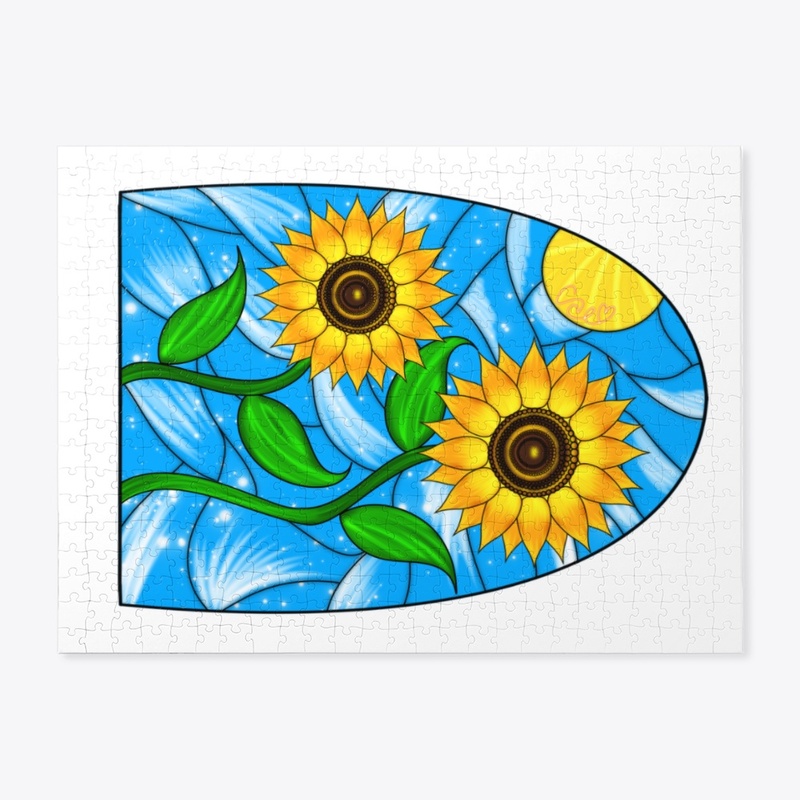 Sunflower Stained Glass