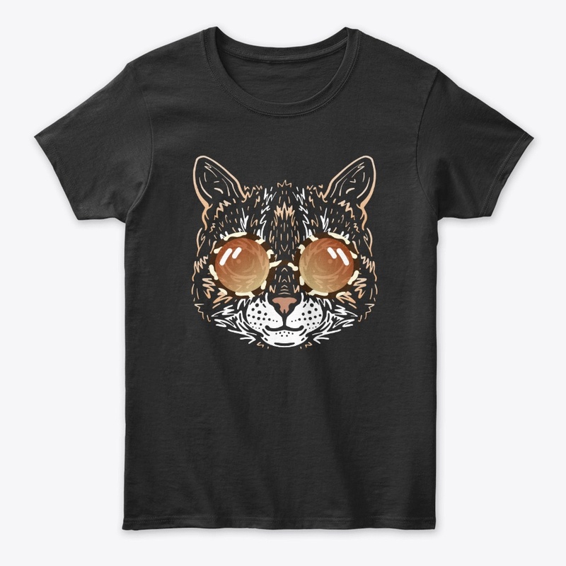 Cute Cat in Sunglasses (Colored+sg01)