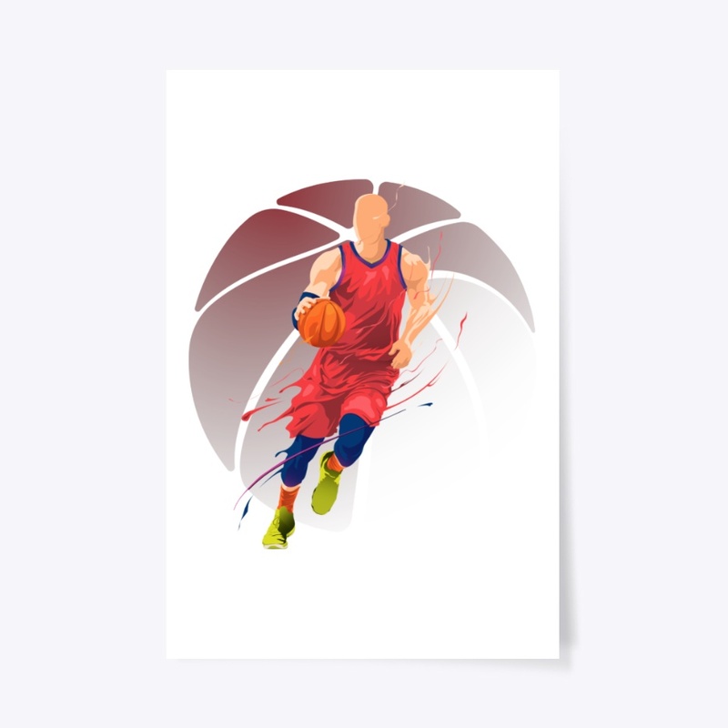 Basketball Player Logo