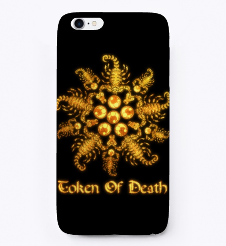Scorpion Flower - Gold Metal 