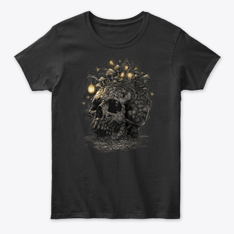 Ancient Skull Mushroom House