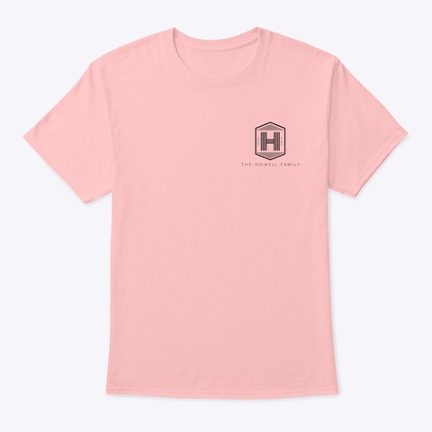 Support Becca Howell   Let Light Shine  Pale Pink Kaos Front