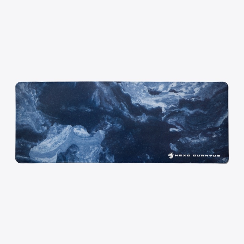Nexo Quantum Blue Marble Style Desk Mat
