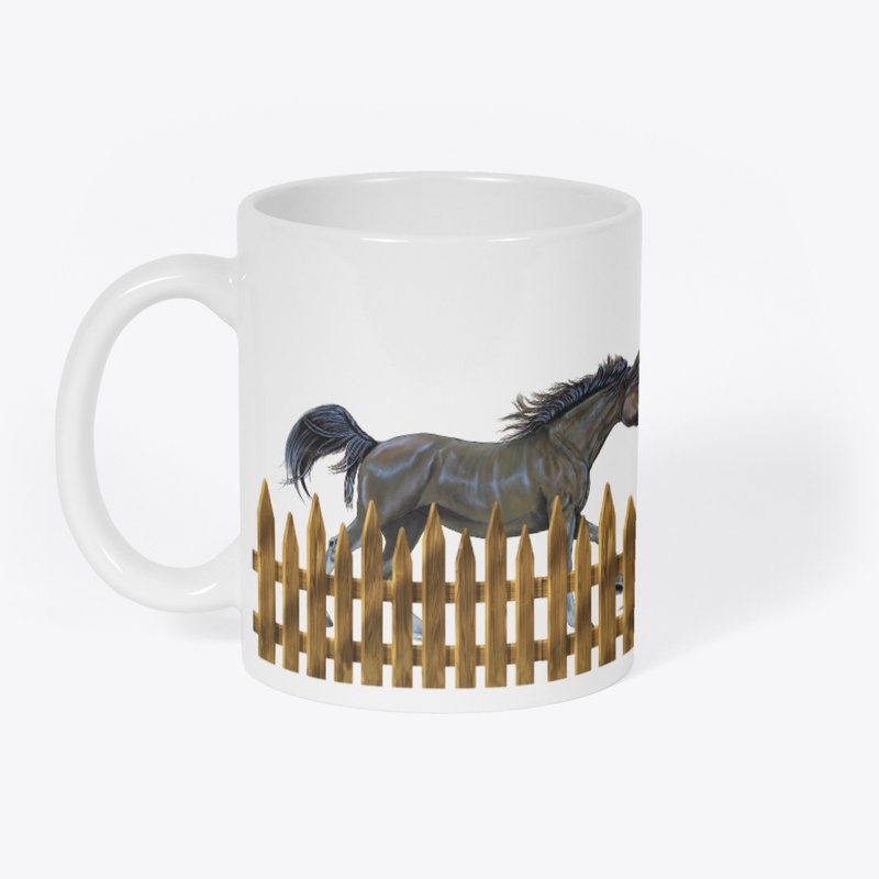 Elegant Horse Portrait - Framed Artwork 