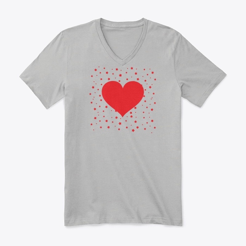 Heart with stars